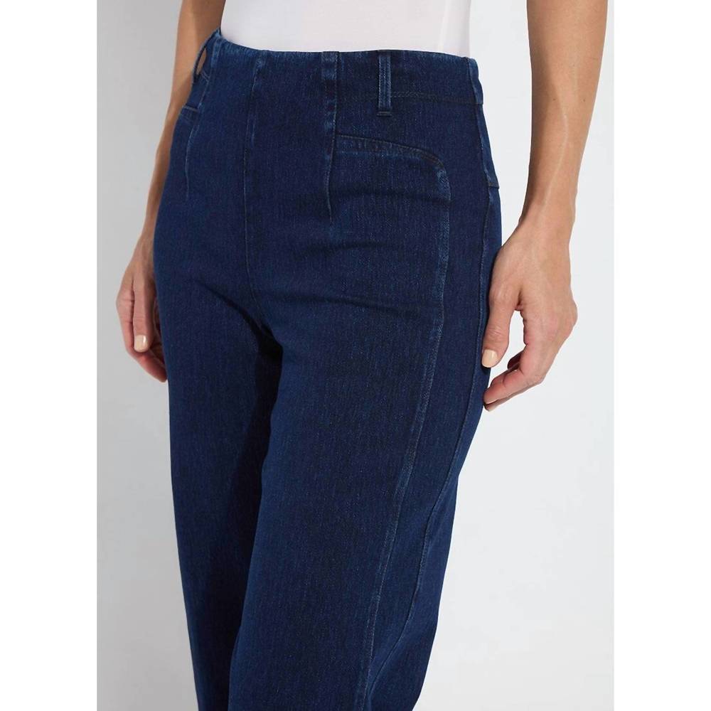 NEW LYSSE layton wide leg crop in dark indigo - Picture 4 of 4